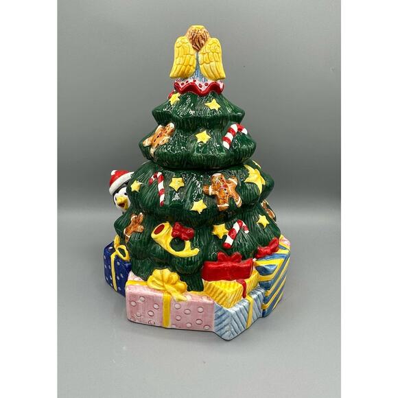 Vintage Christmas Tree Cookie Jar - Picture 3 of 8